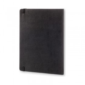 Notes moleskine classic xl (19x25cm) w kratkę, twarda oprawa, 192 strony, czarny