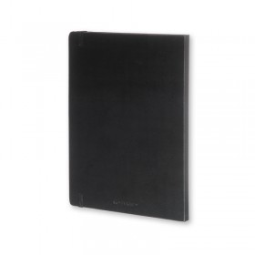 Notes moleskine classic xl (19x25cm) w kropki, twarda oprawa, 192 strony, czarny