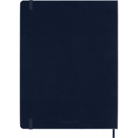 Notes moleskine classic xl (19x25cm) w linie, twarda oprawa, sapphire blue, 192 strony, niebieski