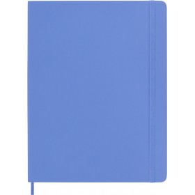 Notes moleskine classic xl (19x25 cm) w linie, miękka oprawa, hydrangea blue, 192 strony, niebieski