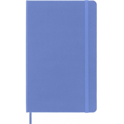 Notes moleskine classic l (13x21 cm) gładki, twarda oprawa, hydrangea blue, 240 stron, niebieski