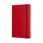 Notes moleskine classic m, 11,5x18 cm, w linie, twarda oprawa, scarlet red, 208 stron, czerwony