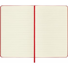 Notes moleskine classic m, 11,5x18 cm, w linie, twarda oprawa, scarlet red, 208 stron, czerwony