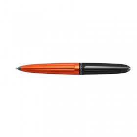 Długopis automatyczny diplomat aero, czarno-pomarańczowy