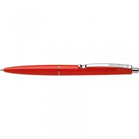 Długopis automatyczny schneider office, m, czerwona obudowa, niebieski wkład - 50 szt