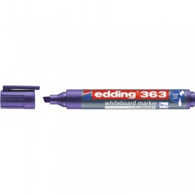 Marker do tablic e-363 edding, 1-5mm, fioletowy - 10 szt