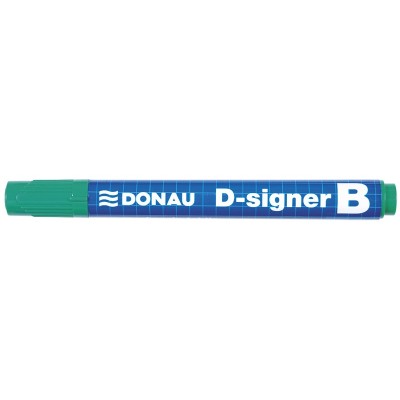 Marker do tablic donau d-signer, okrągły, 2-4mm (linia), zawieszka, zielony