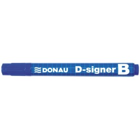 Marker do tablic donau d-signer, okrągły, 2-4mm (linia), zawieszka, niebieski