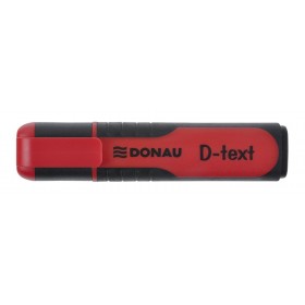 Zakreślacz donau d-text, 1-5mm (linia), eurozawieszka, czerwony