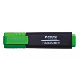 Zakreślacz fluorescencyjny office products, 1-5mm (linia), zawieszka, zielony