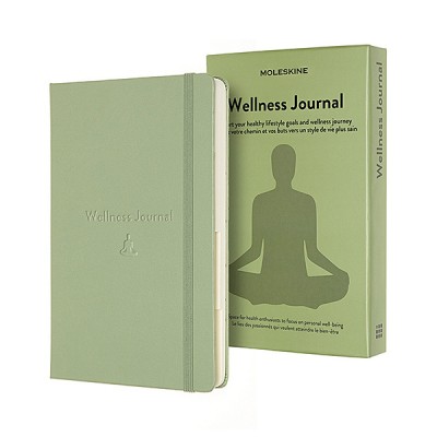 Notes moleskine passion journal wellness (13x21 cm), 400 stron, zielony