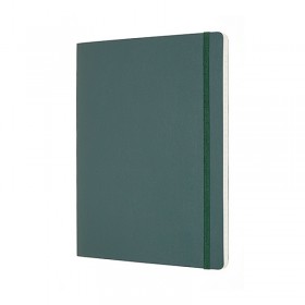 Notes moleskine professional xl (19x25 cm), miękka oprawa, forest green, 192 strony, zielony