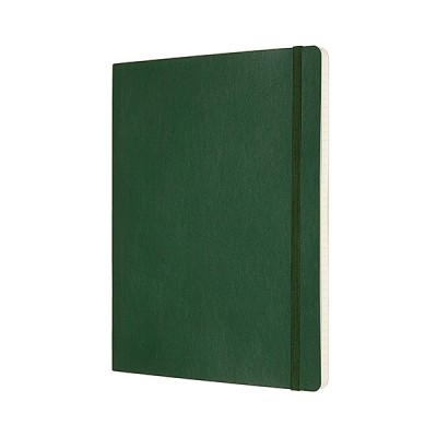 Notes moleskine classic xl (19x25cm), w linie, miękka oprawa, myrtle green, 192 strony, zielony