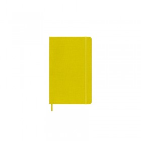 Notes moleskine classic l (13x21cm), w linie, twarda oprawa, hay yellow, 240 stron, żółty