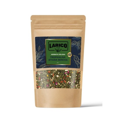 Herbata zielona larico tropikalna etiuda sencha, 50g