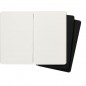 Zestaw 3 zeszytów moleskine cahier journals l (13x21cm) gładki, 80 stron, czarny