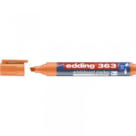 Marker do tablic e-363 edding, 1-5mm, pomarańczowy - 10 szt
