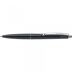 Długopis automatyczny schneider office, m, czarna obudowa, niebieski wkład - 50 szt