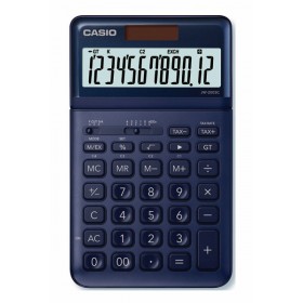 Kalkulator biurowy casio jw-200sc-ny box, 12-cyfrowy, 109x183,5x10,8mm, granatowy