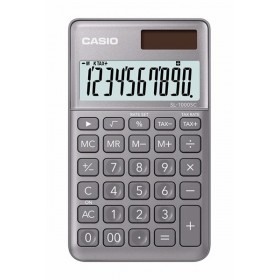Kalkulator kieszonkowy casio sl-1000sc-gy-s, 10-cyfrowy, 71x120mm, szary