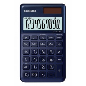 Kalkulator kieszonkowy casio sl-1000sc-ny-s, 10-cyfrowy, 71x120mm, granatowy