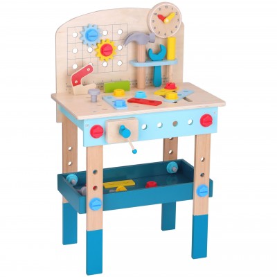 Tooky toy drewniany stół do majsterkowania warsztat
