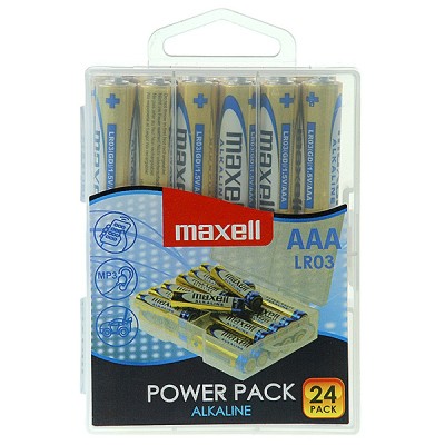Bateria maxell alkaiczna lr03, value box 24 szt.