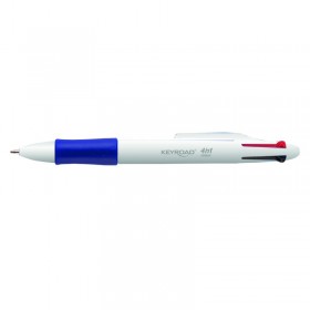 Długopis kulkowy keyroad, 4-kolorowy, display - 24 szt