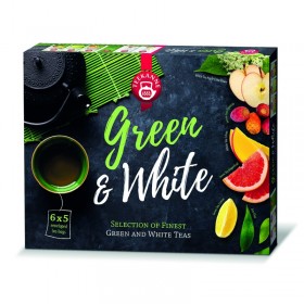 Herbata teekanne green&white, zestaw, 30 kopert