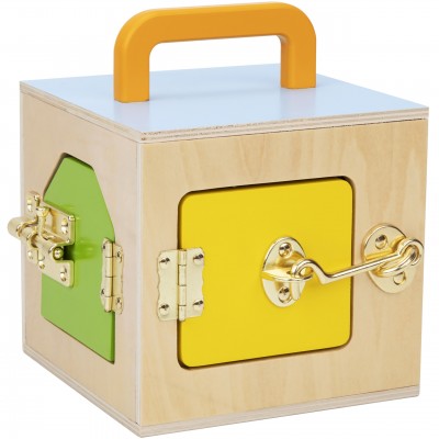 Tooky toy edukacyjne pudełko montessori układanka liczydło tablica pogody 6w1 od 3 lat