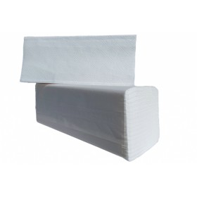 Ręczniki składane zz celulozowe office products, 2-warstwowe, 3000 listków, 20szt., białe