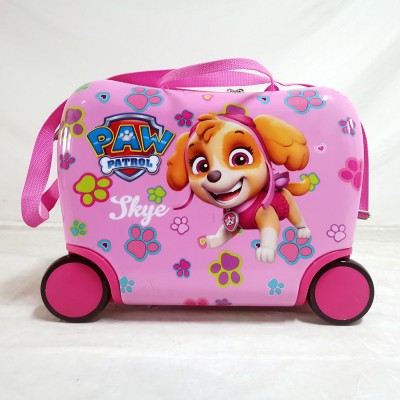 Jeżdżąca walizka podróżna - psi patrol - różowa mała