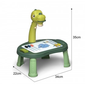 Woopie tablica do rysowania projektor dinozaur 24 wzory + 2 gry