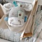 Woopie baby interaktywny pluszak przytulanka dla niemowląt światło dźwięk osiołek usypiacz