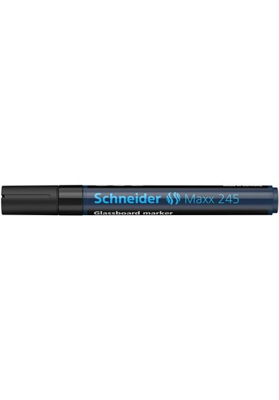 Marker do szklanych tablic schneider maxx 245, 2-3mm, czarny