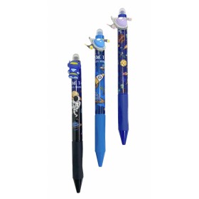 Długopis wymazywalny dla dzieci gimboo, automatyczny, kosmos/potworki, pakowany w displayu, mix kolorów/wzorów - 36 szt