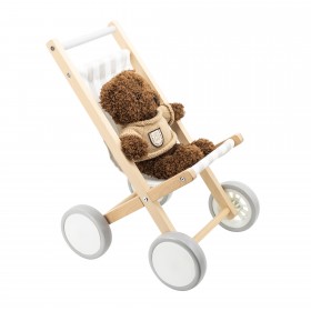 Viga drewniany wózek dla lalek spacerówka