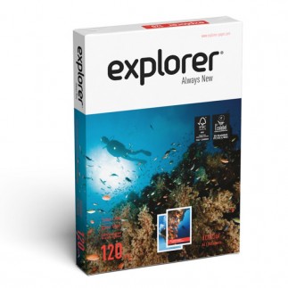 Papier ksero explorer icolour fsc, a3, klasa a, 120gsm, 500 ark. - 4 szt
