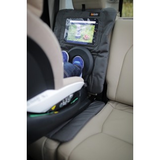 Ochraniacz fotela samochodowego z kieszonką na tablet - antracyt
