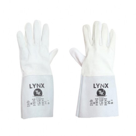 Rękawice tk lynx, rozm. 11, białe - 12 szt