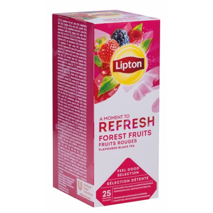 Herbata lipton refresh forest fruits, 25 torebek