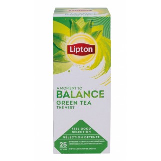 Herbata lipton balance green tea, pure, 25 torebek