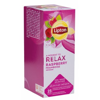Herbata lipton relax, malina, 25 torebek