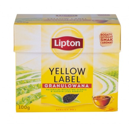 Herbata lipton czarna, granulowana, 100g
