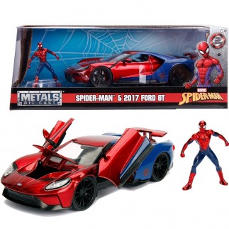 Jada marvel spiderman samochód ford gt 1:24 2017