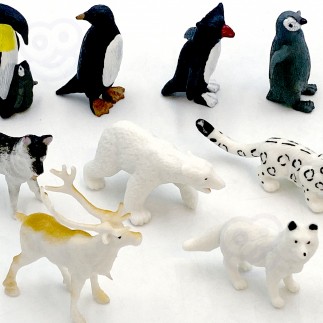 Woopie zestaw figurki zwierzęta arktyczne 16 szt.