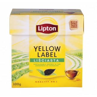 Herbata lipton czarna, liściasta, 100g