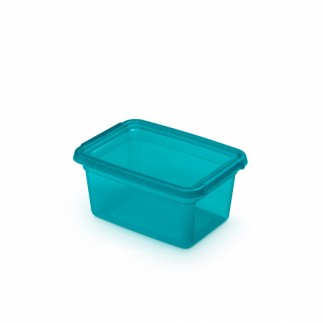 Pojemnik do przechowywania moxom basestore color, 1,5l, transparentny niebieski