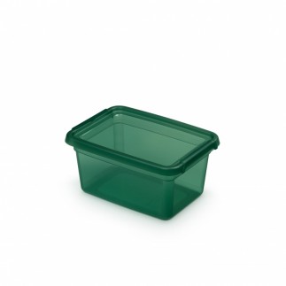 Pojemnik do przechowywania moxom basestore color, 1,5l, transparentny zielony