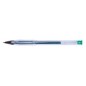 Długopis żelowy office products classic 0,5mm, zielony - 50 szt
